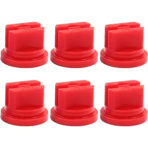 6 count Flat Fan  Tip 110  Plastic  Nozzle Tip Fan Shaped Atomizing Nozzle Agriculture Greenhouse Sprayer Equipment