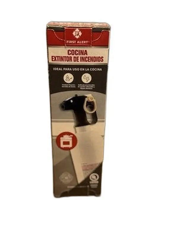 VINTAGE First Alert Kitchen Fire Extinguisher 5-B:C KITCHEN5 White