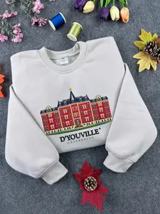 D'youville University Embroidered Sweatshirt/Hoodie