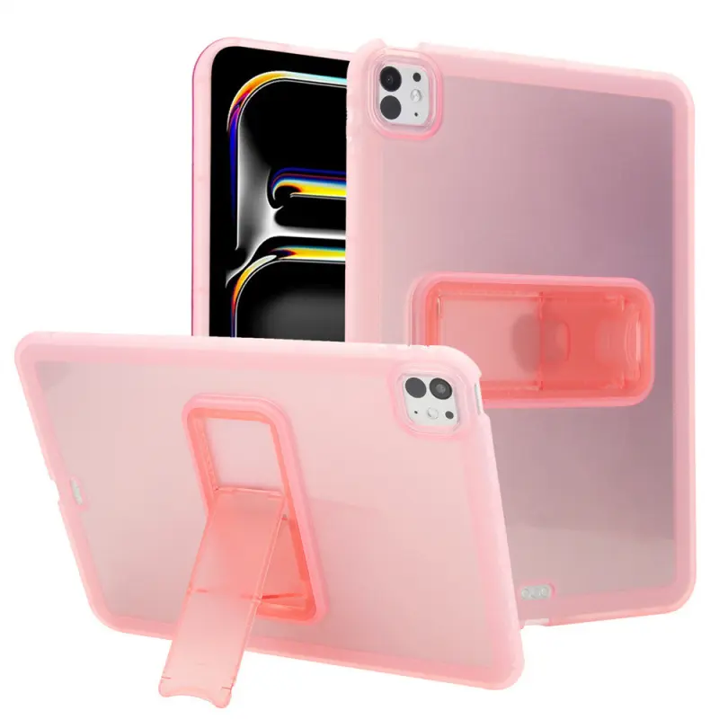 A silicone protective case with a stand, Ipad Accessories, suitable for iPad 10th generation 10.9-inch / iPad 11th generation (A16) 11-inch, iPad 5/6/Air 1/Air 2 9.7-inch, Tablet Case, iPad Cover, Drop Proof Durable Cover