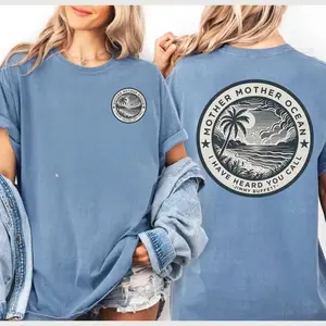 Mother Ocean Jimmy Buffett Tee, Unisex Beach T-shirt, Men's Women's Shirt, Gift for Buffett Fan