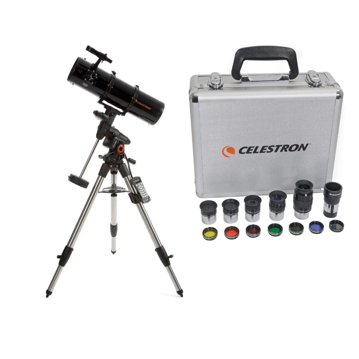 Celestron Advanced VX 6" Aperture Newtonian Telescope - Compact Mount, Auto Align, Goto Tracking, Deluxe Accessory Kit for Stargazing