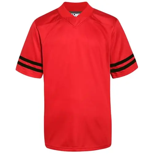 Black Stripe Red Jersey