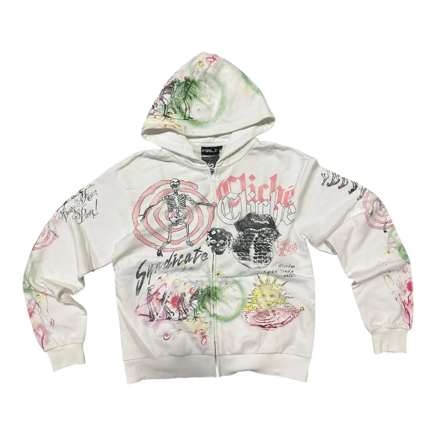 SYNDICATE CLICHE ZIP HOODIE