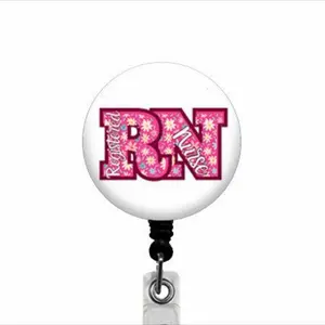 Retractable Badge Reel | ID Holder Clip for Nurses, Front Desk & Office Staff