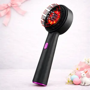Portable Electric Scalp Massager & Hair Scrubber with Rat Tail Comb – Handheld Device for Relaxing Hair and Scalp Massage