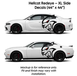 Hellcat Redeye Side Decals - Premium Vinyl Graphics Kit