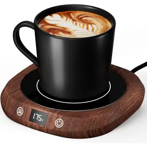 Coffee Mug Warmer - Coffee Cup Warmer for Desk Auto Shut Off, Smart Electric Candle Warmer Beverage Warmer for Coffee Tea Water Milk Coco, 5 Temperature Settings & 1-12H Timer