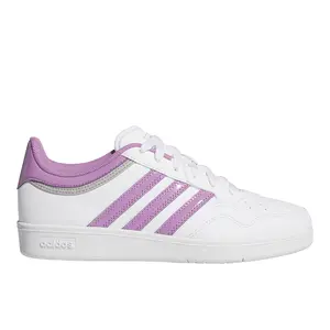 adidas Womens Hoops 4.0 Lace Up Sneakers Shoes Casual - White