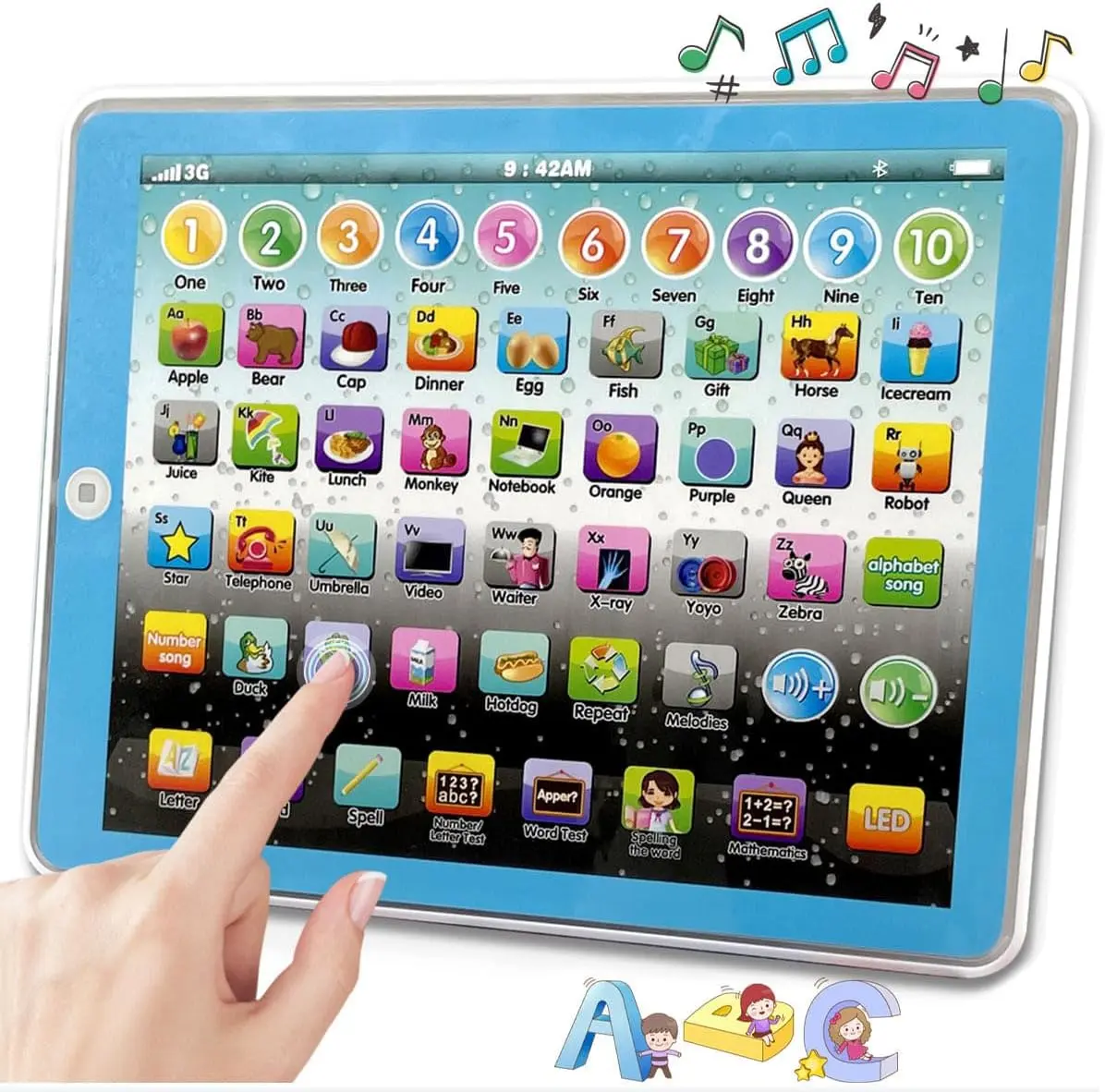 Kids Learning Tablet Preschool ABC Educational Learning Pad for Boys Girls