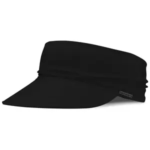Fresca - Self-Cooling Running Visor, Cools up to 2 hrs, Feather Weight, Moisture Wicking, Anti-Microbial, Soft FlexBrim, Machine Wash - Abyss Black