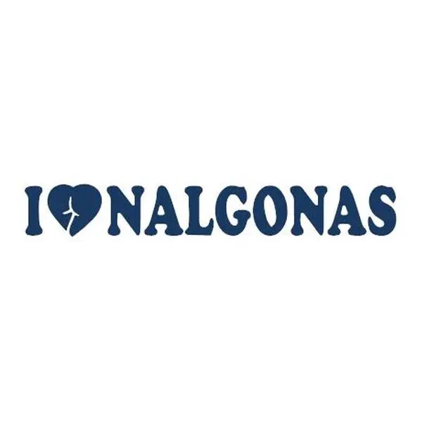I Love Nalgonas Vinyl Decal Sticker UV & Waterproof Bumper Window Laptop Automotive Water Bottle Gift accessories – NAVY 7"