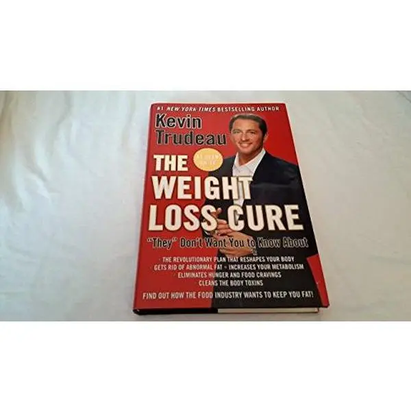 Used Hardcover Book - The Weight Loss Cure by #1 New York Times-Bestselling Author Kevin Trudeau (English) - Revolutionary Plan for Abnormal Fat Reduction, Reshape Body, Eliminate Food Cravings, Like New Condition
