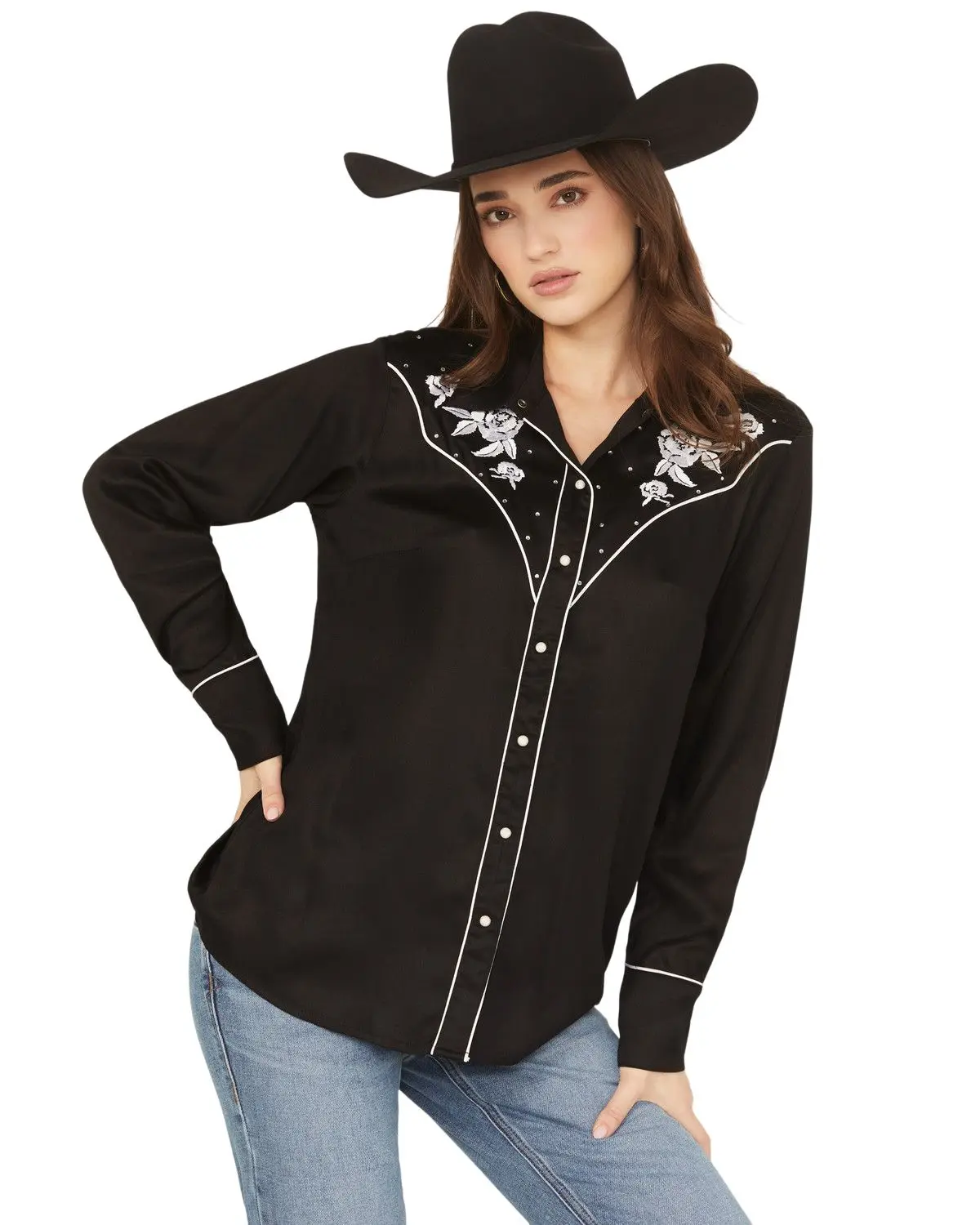 Ariat Women's Women'S Viva Rodeo Embroidered Long Sleeve Snap Western Shirt - 10065968