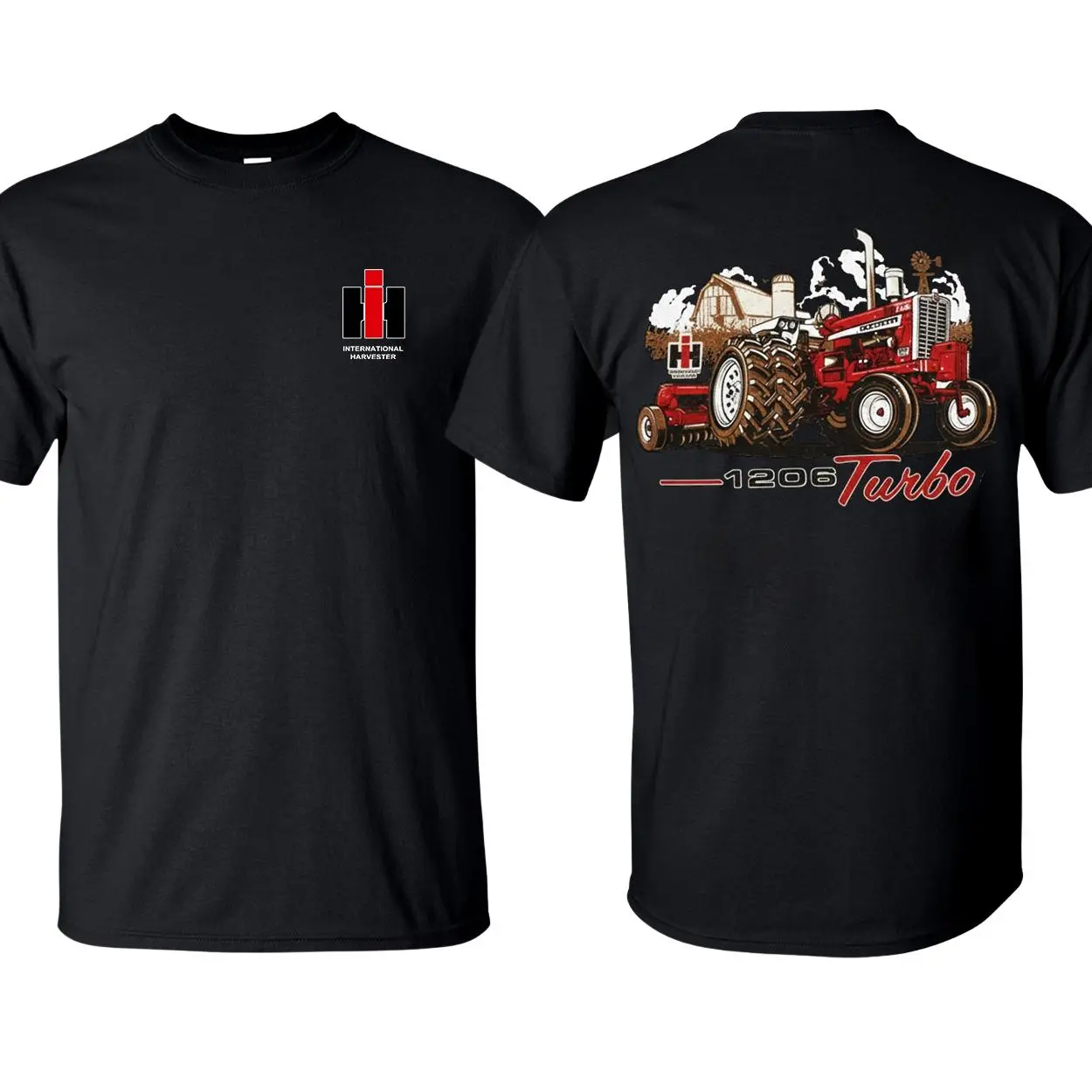 IH Farmall 1206 Tractor Mens T-Shirt Legend Tractor Tee Farm Wear Unisex Short Sleeve USA Made 100% Cotton T-Shirt American Farmer