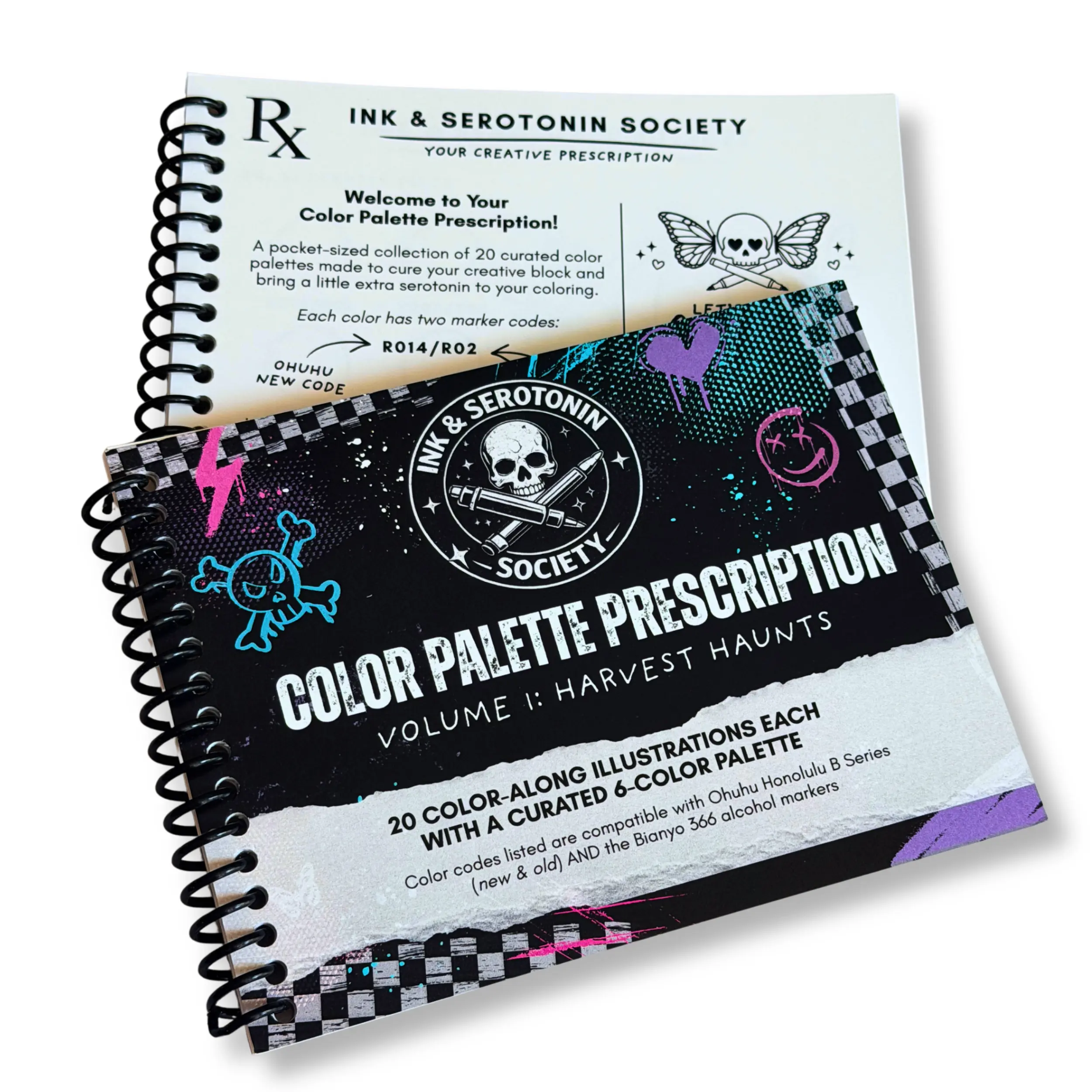Color Palette Prescription Vol. 1: Harvest Haunts | Alcohol Marker Color Palette Book