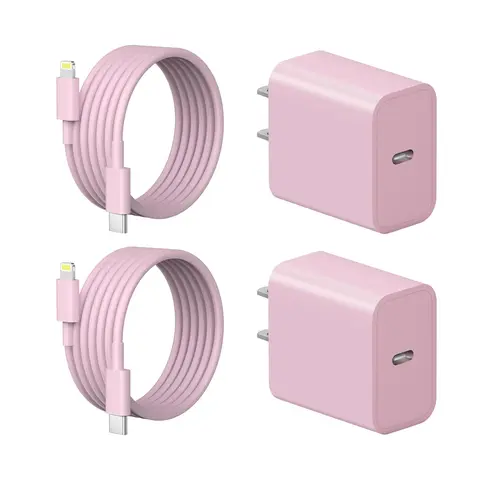 MFi Certified 20W Type C Fast Charging Block with 6FT USB C to Lightning Cable Compatible for iPhone 14/13/12/11 Pro Max/Xs Max/XR/X, iPad, and More Electronic Smartphones and Cellphone Chargers