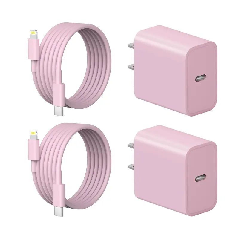MFi Certified 20W Type C Fast Charging Block with 6FT USB C to Lightning Cable Compatible for iPhone 14/13/12/11 Pro Max/Xs Max/XR/X, iPad, and More Electronic Smartphones and Cellphone Chargers
