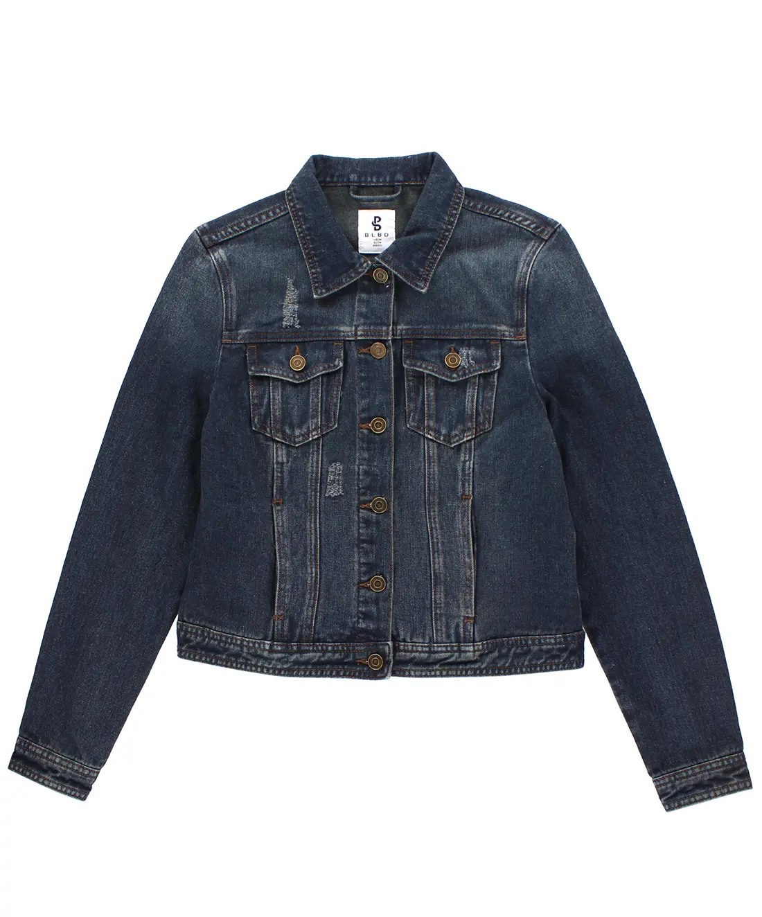 BLBD Women's Distressed Denim Jacket