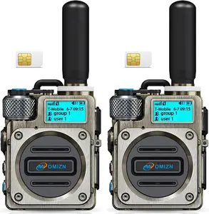 OMI M6 Long Range Walkie Talkie 5000km Outdoor Emergency Safety Poc Two Way Radio NO-Monthly-Fee Perfect for Camping Hunting Construction Site Truckers Taxi Drivers