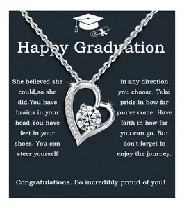 Graduation Gifts For Her 2025 College Graduation Gifts For Women 925 Sterling Silver Inspirational Necklace For Granddaughter or Daughter High School Graduate Gifts For Best Friend