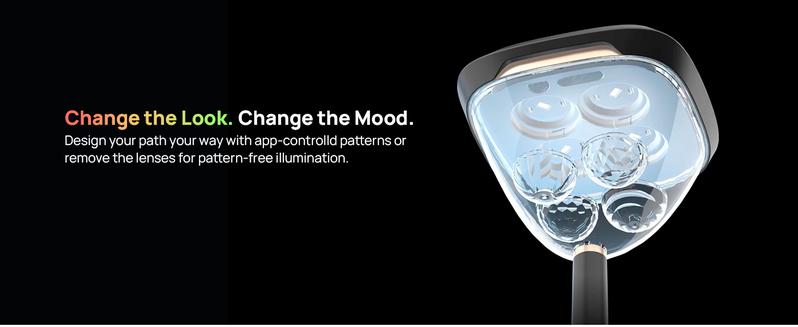 Linkind Smart Solar Pathway Lights – Bright Color-Changing Outdoor Lights with App Control for Yard & Garden