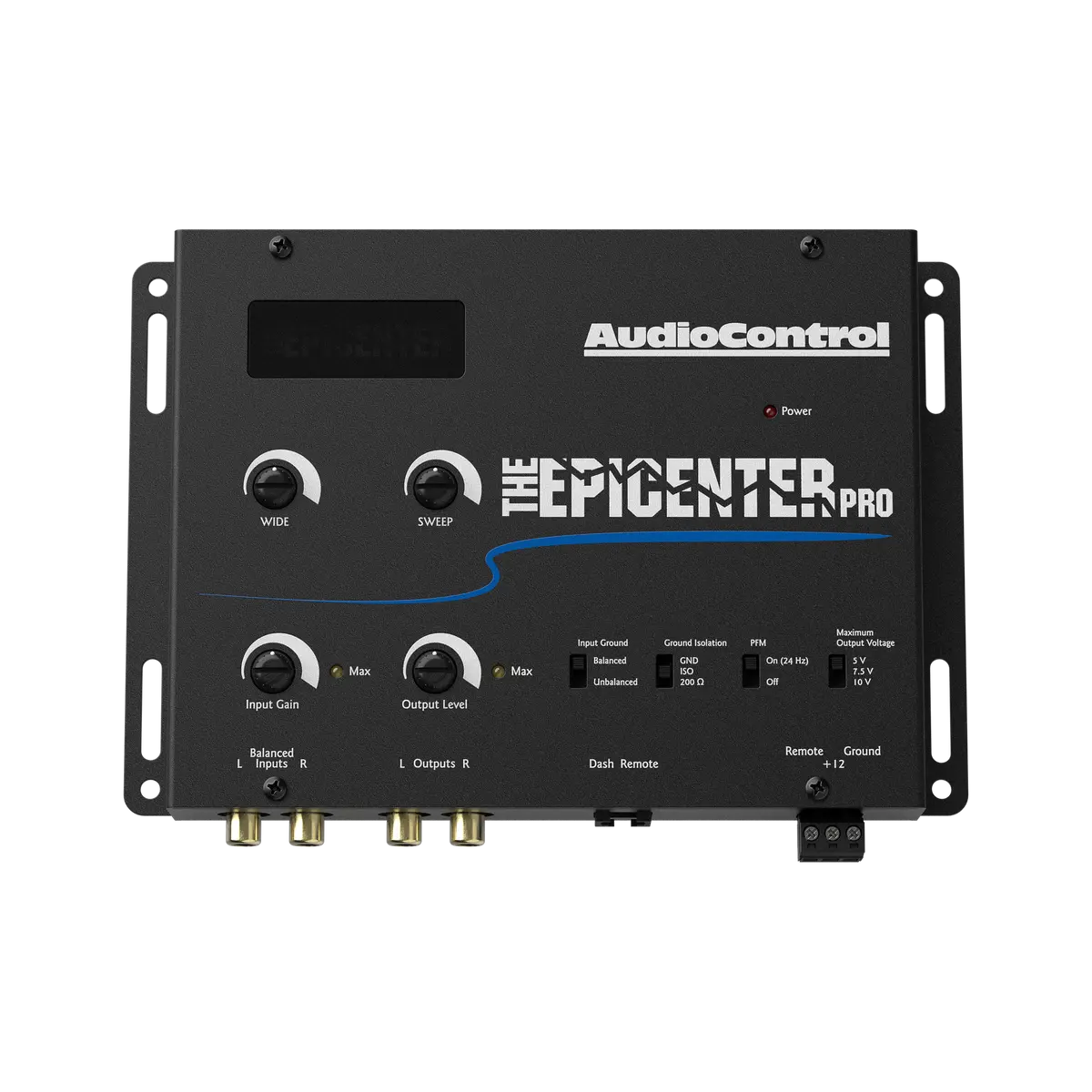 Digital Stereo Amplifier - Epicenter Pro Parabass Control System, Deep Low Recovery Processor, Noise Reduction Equalizer, High-Voltage Line Driver, Adjustable Output Voltage Remote-Controlled Audio Controller, Subwoofer Safe Feature