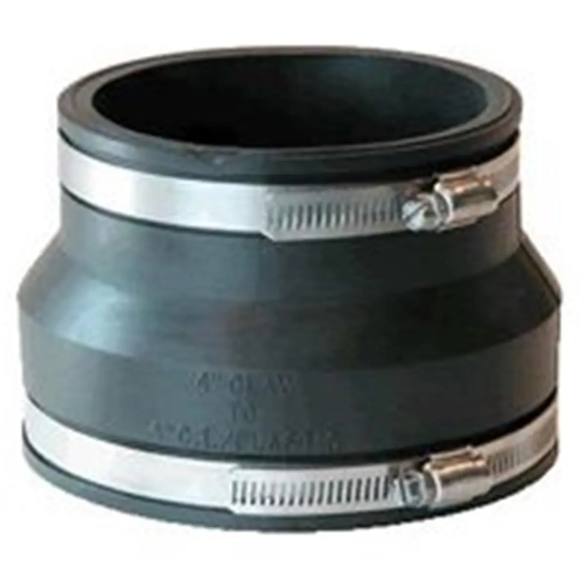 212 MAIN Fernco P1002-44 4 in. Leak-Proof Stainless Steel Flexible Coupling, Seals Pipes, Size 4" Flexible Fit