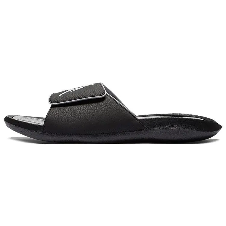 Jordan Hydro 6 Black White Wolf Grey Comfort Slides Men's 881473-011
