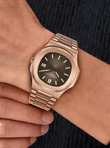 New NAVIFLZ NFVZ 40MM Rose Gold Japan Miyota 8215 Movt Automatic Mechanical Men Watch Steel Sapphire Crystal 50M Waterproof