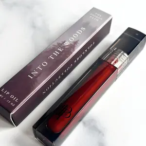 Jorōgumo | Scarlet Red | Witchy Lip Oil + Stain | Hydrating Lip Oils with Hyaluronic Acid + Jojoba + Sweet Almond + Peppermint Oils