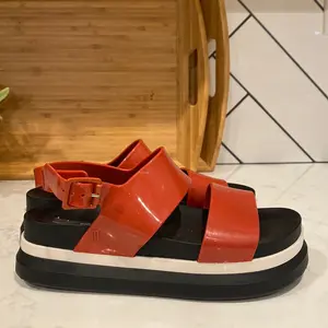 MELISSA COSMIC II SANDAL Terracottablack platform summer vacation comfortable