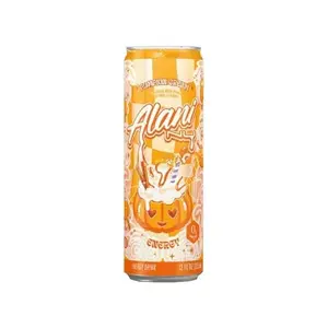 Alani Nu Energy Drink Pumpkin Cream 12 Pack 12oz Cans Zero Sugar 200mg Caffeine Boosting Beverage