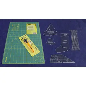 Cutting Mat Gift Set - Quilting-Sewing- 1/8 Inch Thick Clear Acrylic