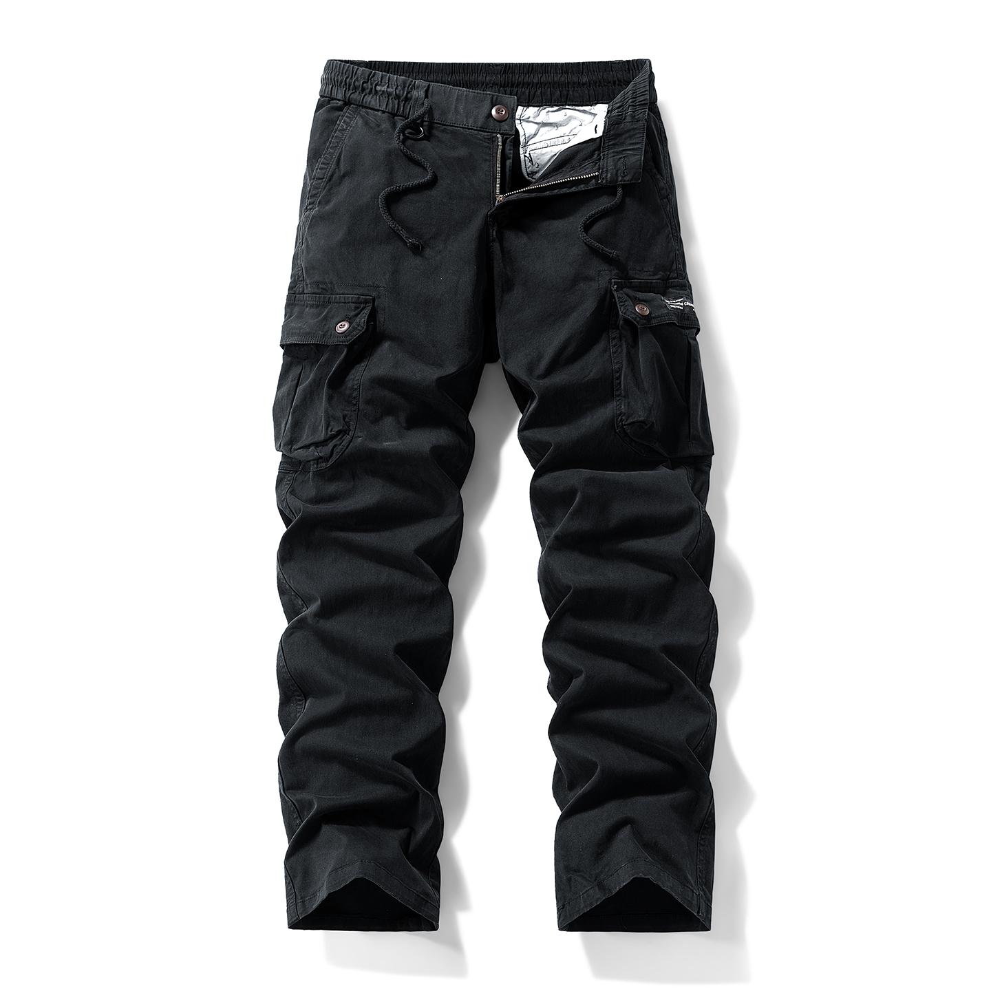 Washed Vintage Loose Tapered Work Pants - Classic Fit, Versatile for Work & Casual, Unique Vintage Wash Finish