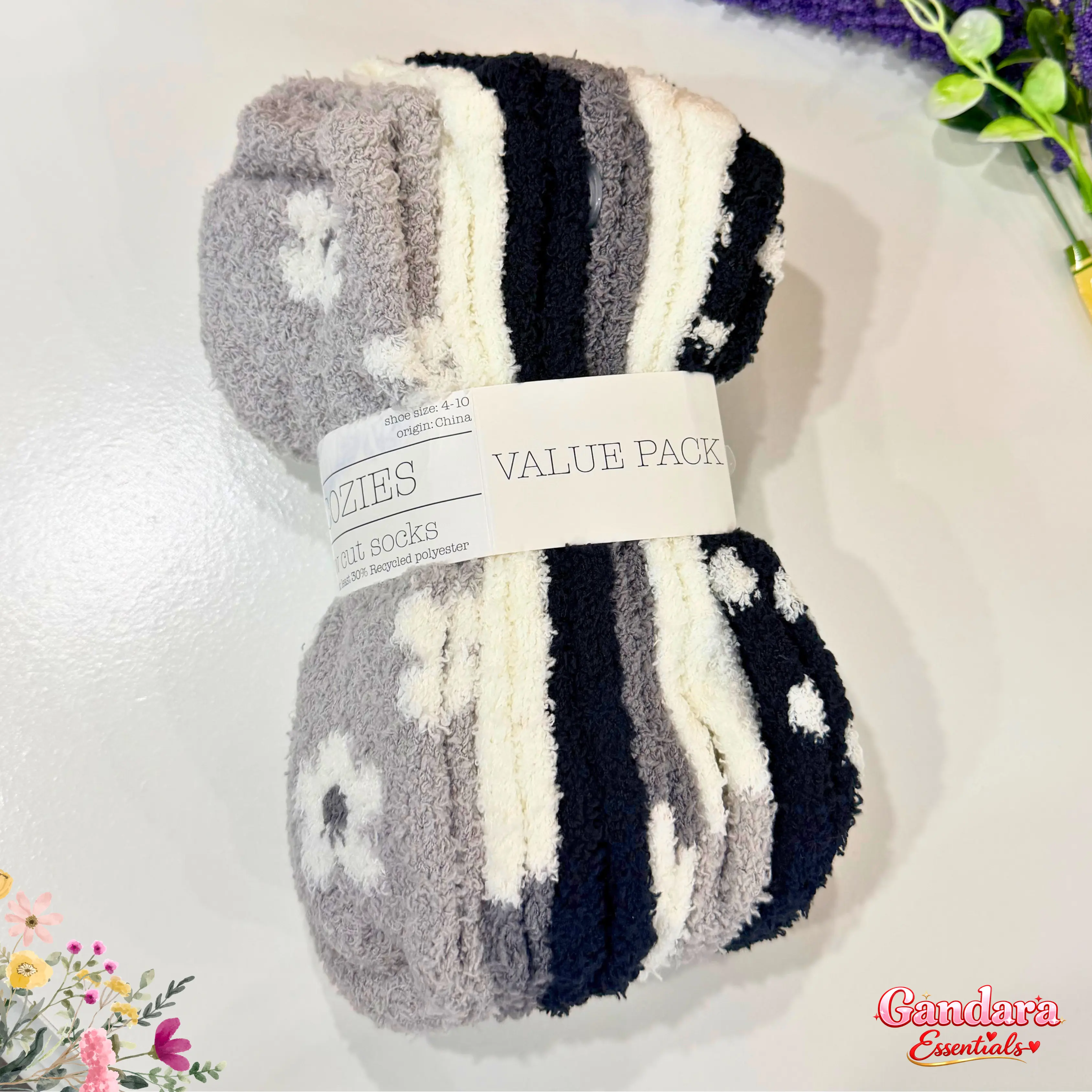 Cozies - Fuzzy Socks for Women - 6 Pairs