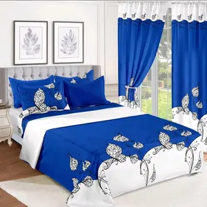 8 PCS BEDDING SHEET SET BEAUTIFUL FLOWER SET