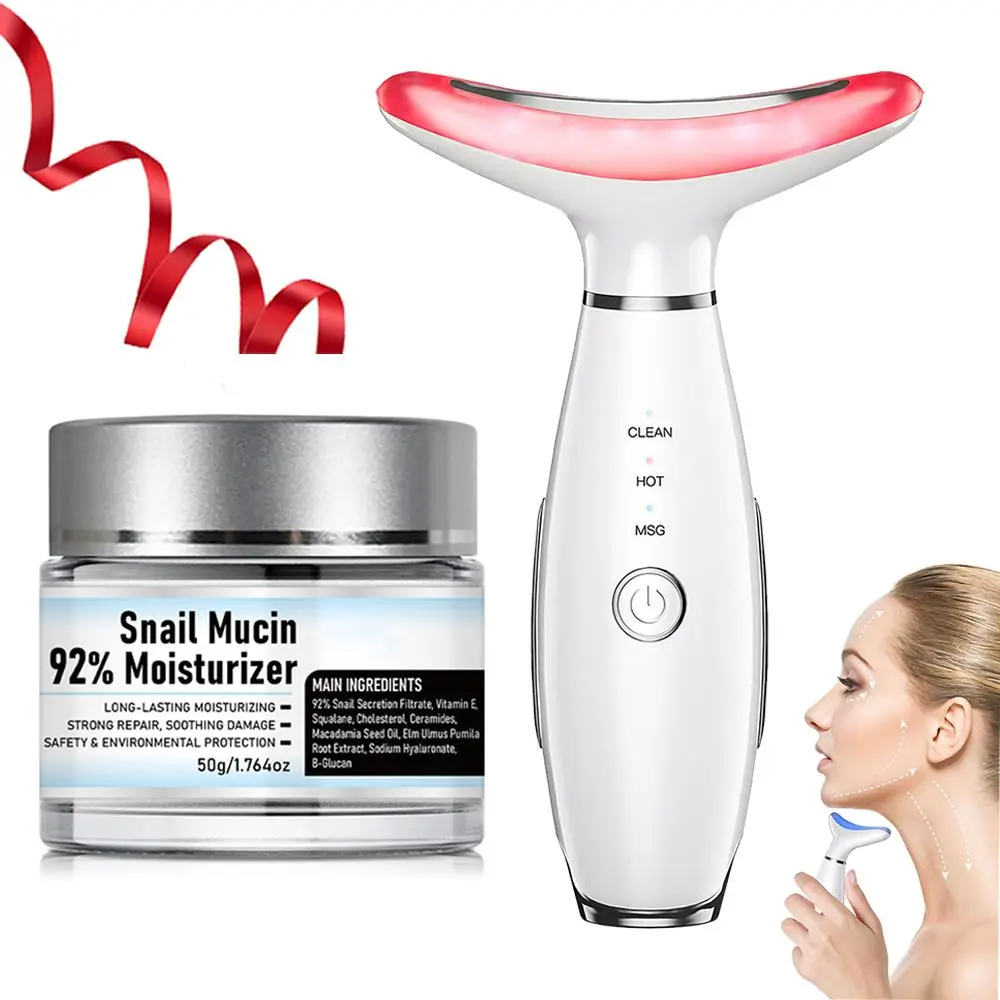 White Massager+cream