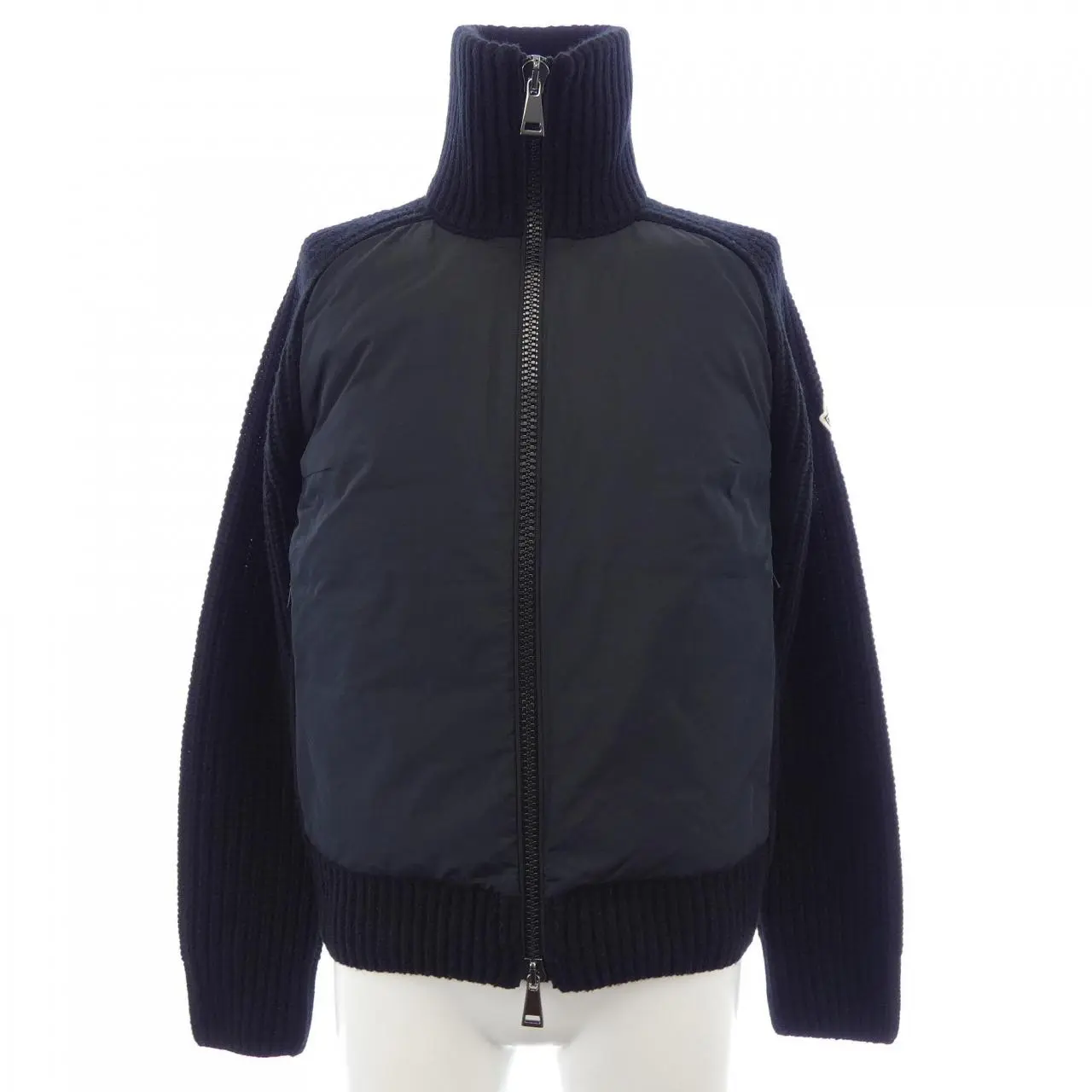 Pre-owned MONCLER Cashmere Small Leather Goods Blend Down Jacket