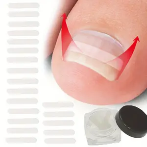 Make your feet look better! 60pcs of nail care tools are a type of foot care, Pedicure Tool, Toe Separators, Nail Pusher, Nail Supplies and nail care tool used for inward growing nails. Boxed nail stickers and nail tools are suitable for toes and thumbs.