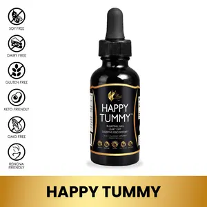 Coco March N.M.D Happy Tummy Dietary Supplement, Digestive & Gut Health Wellness Supplement for All Ages, 30ml