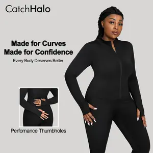 Curvy Girls' Go-To Sculpting Jacket | Plus Size Zip Up Activewear