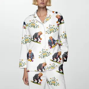 Trump Easter Pajamas, Easter Pajamas, Trump Pajamas, Girl PJM, PJM for girl, Make Easter Great, Egg PJM