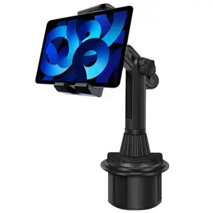 360° Rotation Cup Holder Phone Mount For Car, Universal Cupholder Cradle Cup Phone Holder for Car With Adjustable Height & Expandable Base