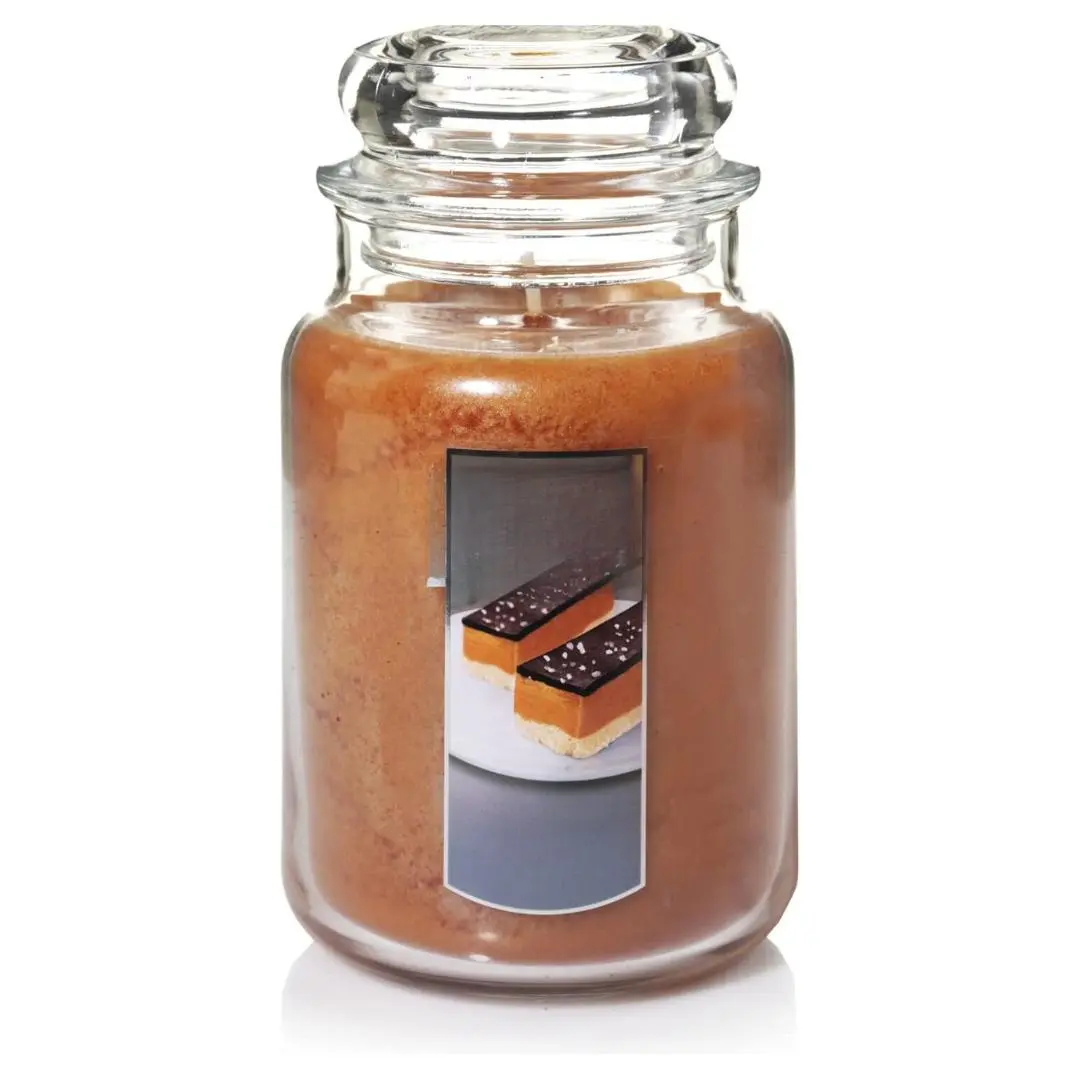 Classic 22oz Large Jar Single Wick Aromatherapy Candle, Over 110 Hours of Burn Time, Apothecary Jar Fall Candle, Autumn Candle Scented for Home