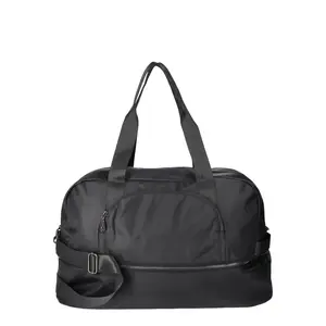 No Boundaries Women's Dome Weekender Duffel Bag, Black