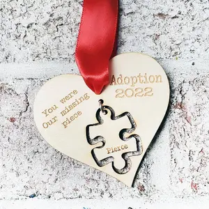 adoption Keepsake ornament, Custom adoption ornament with name, personalized adoption ornament, adoption gift, commemroative ornament