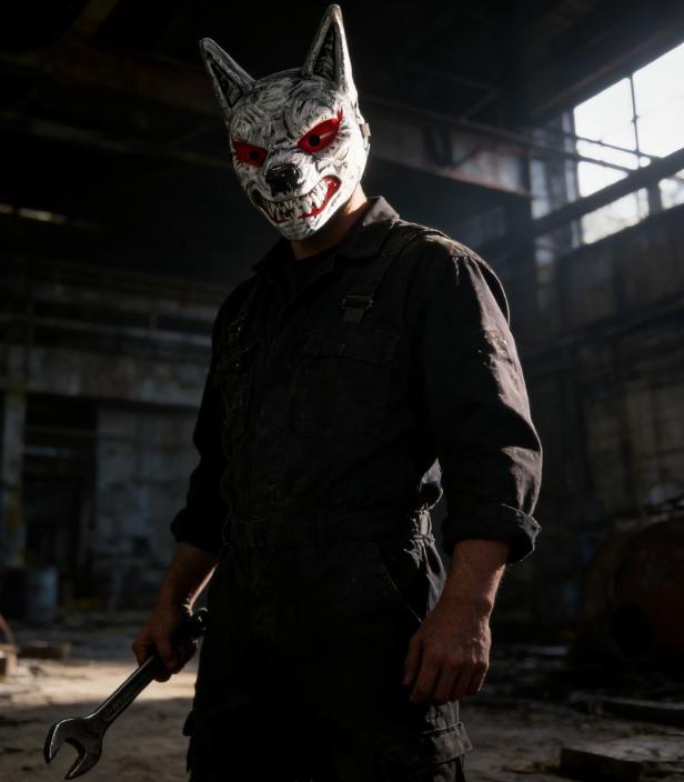 New Wolf King Wolf Face Mask Halloween Makeup Ball Dress Up COS Funny Horror Mask Bar Party Mask creative prank gift