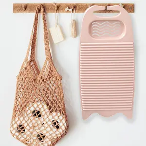 Foldable Washboard, Portable Laundry Scrub Board with Holder, Ideal for Camping & Hiking, Durable Household Cleaning Solution