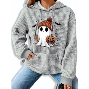 Pattern Printed Long Sleeve Drawstring Hoodie Sweatshirt for Outdoor Activities and Daily Wear Fashion Trend Classic��gift��